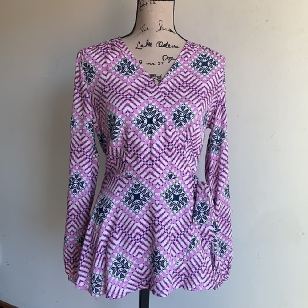Haute Hippie Tribe Jolie Boho Peplum Blouse